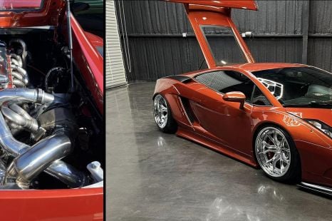 This guy shoehorned a twin-turbo Cummins diesel into his Lamborghini Gallardo